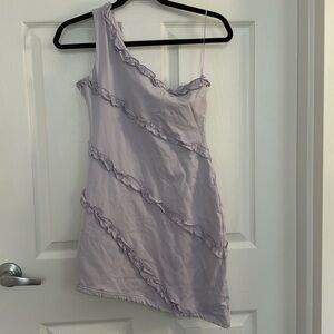 Revolve More To Come One Shoulder Bodycon Dress, Light Purple, S